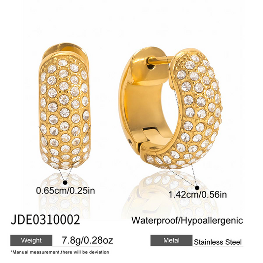 Boucles d'oreilles en acier - E0310002
