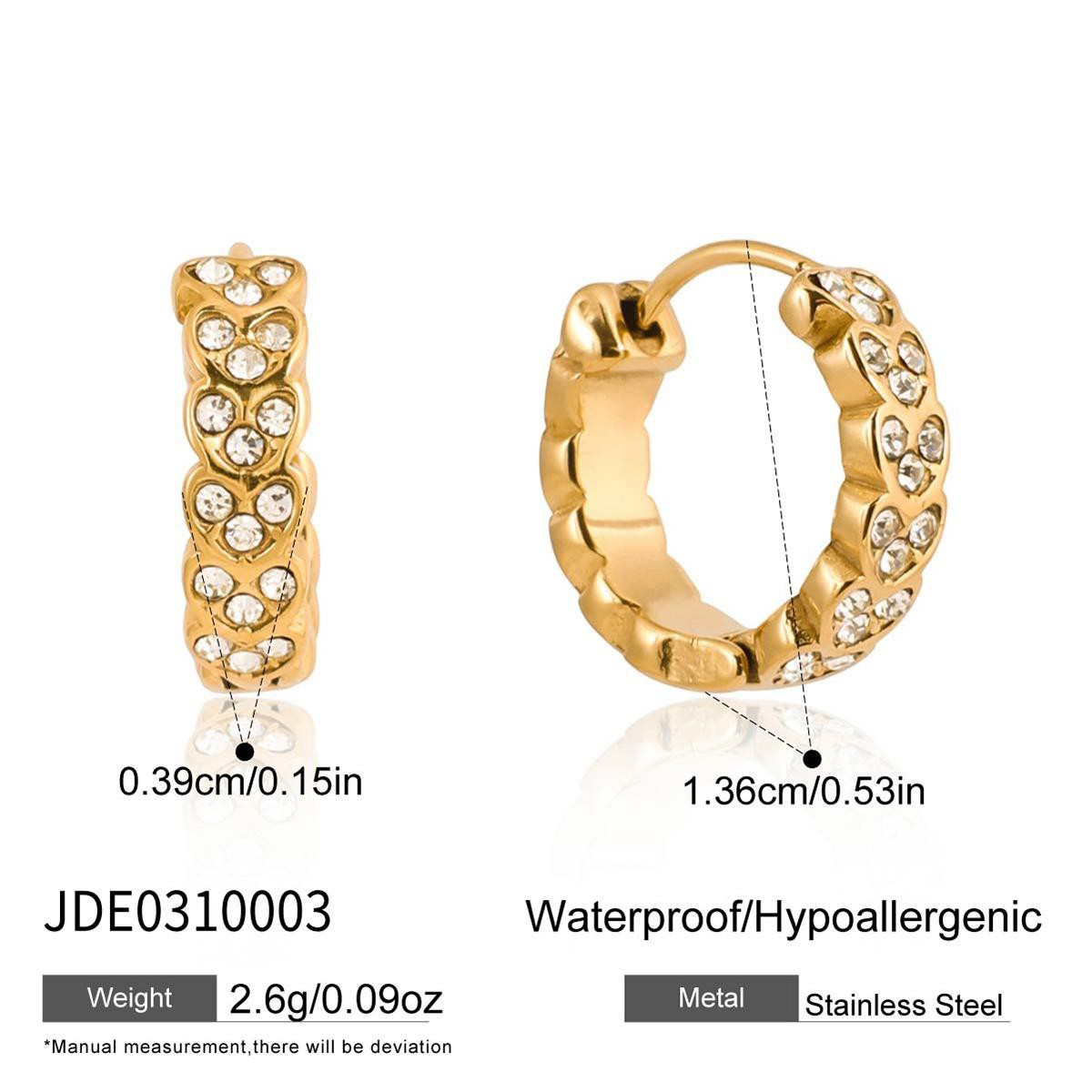 Boucles d’oreilles en acier – E0310003