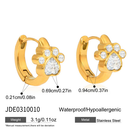 Boucles d'oreilles en acier - E0310010