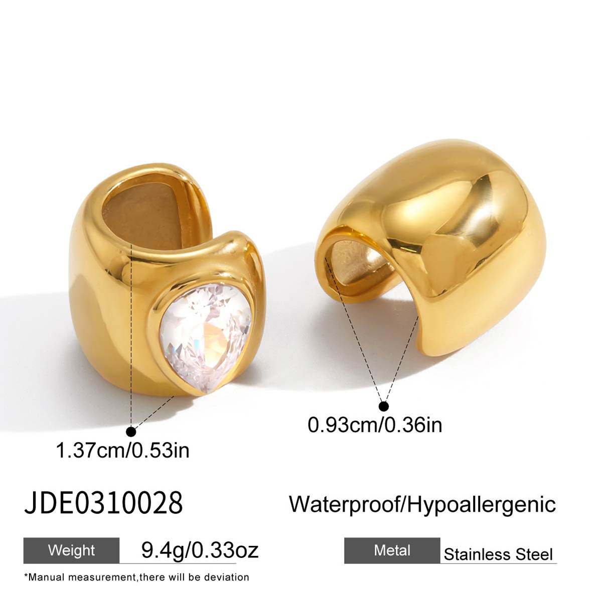 Boucles d’oreilles en acier – E0310028
