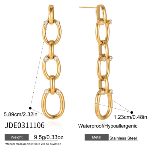 Boucles d’oreilles en acier – E0311106