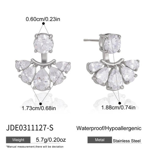 Boucles d’oreilles en acier – E0311127-S