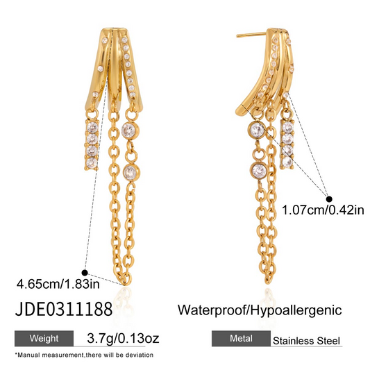 Boucles d’oreilles en acier – E0311188