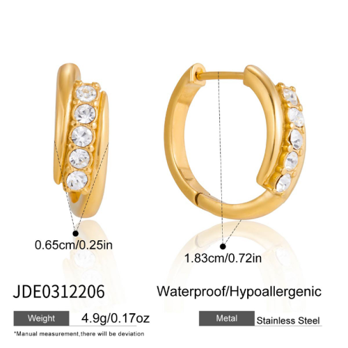 Boucles d’oreilles en acier – E0312206