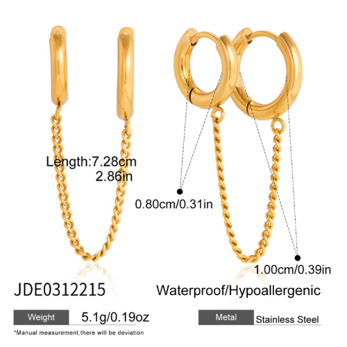 Boucles d’oreilles en acier – E0312215