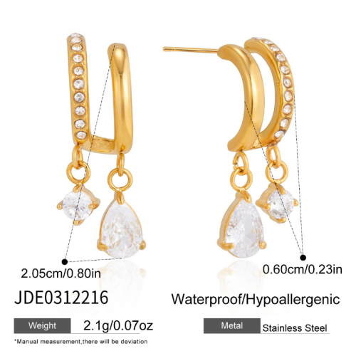 Boucles d’oreilles en acier – E0312216