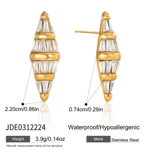 Boucles d’oreilles en acier – E0312224