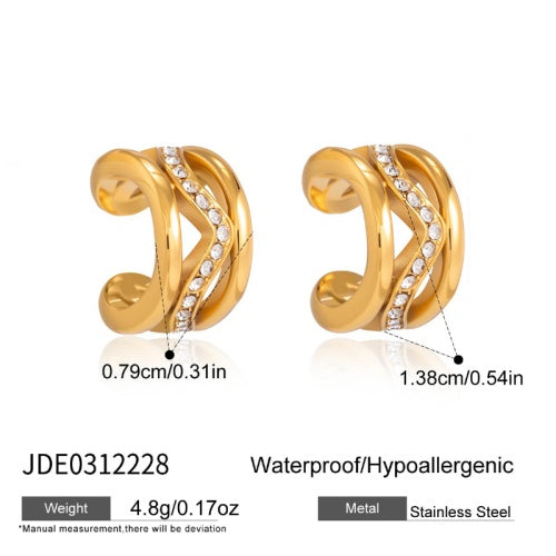 Boucles d’oreilles en acier – E0312228