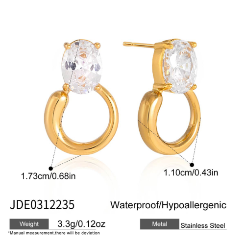 Boucles d’oreilles en acier – E0312235