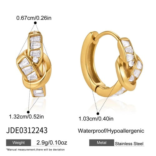 Boucles d’oreilles en acier – E0312243