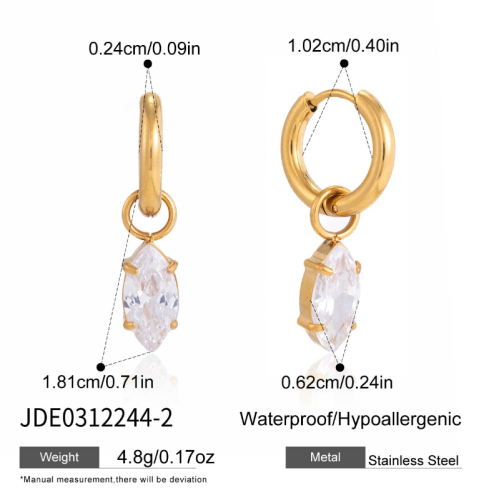 Boucles d’oreilles en acier – E0312244-2