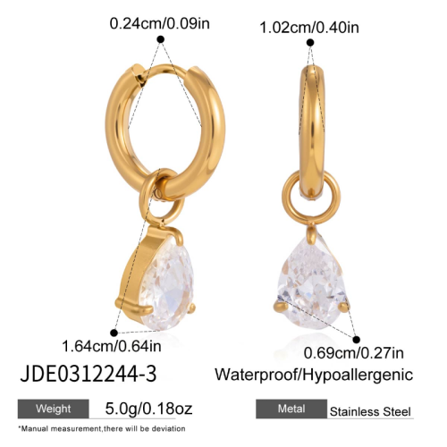 Boucles d’oreilles en acier – E0312244-3