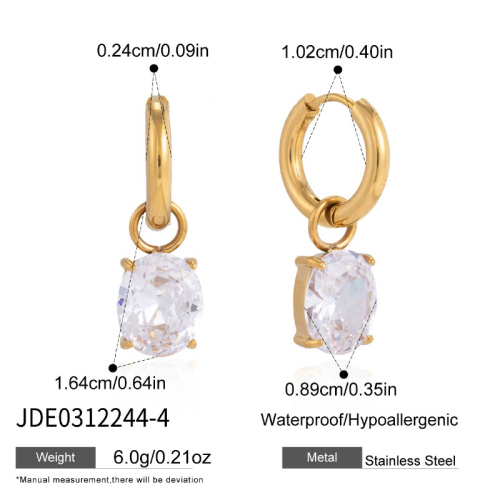 Boucles d’oreilles en acier – E0312244-4