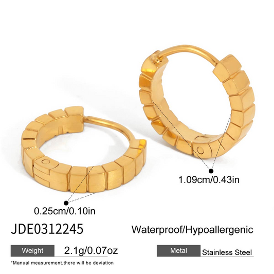 Boucles d’oreilles en acier – E0312245