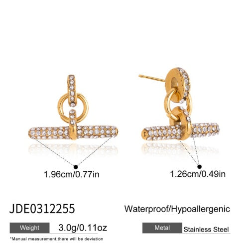 Boucles d’oreilles en acier – E0312255