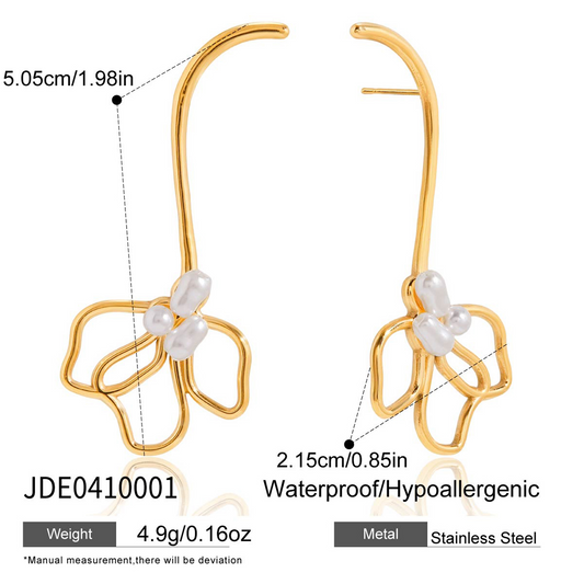 Boucles d'oreilles en acier - E0410001