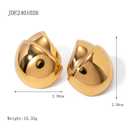 Boucles d’oreilles en acier – E2401026