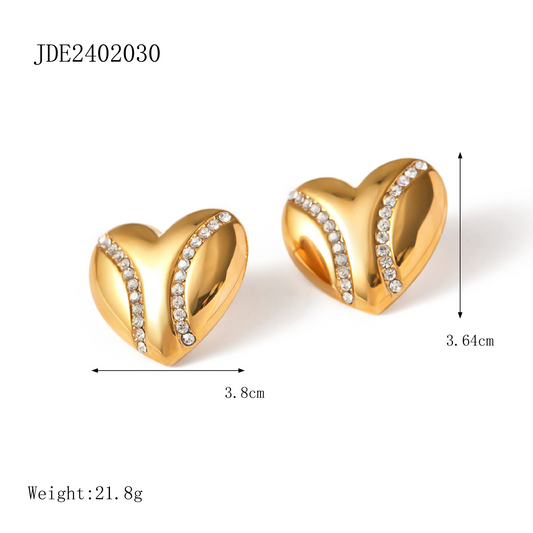 Boucles d’oreilles en acier – E2402030