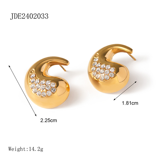 Boucles d’oreilles en acier – E2402033