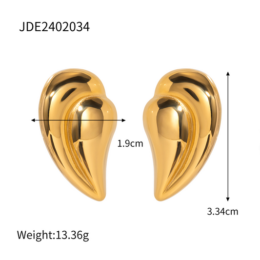 Boucles d’oreilles en acier – E2402034