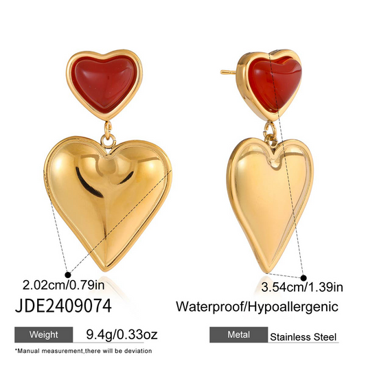Boucles d'oreilles en acier - E2409074